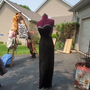 Black formal gown